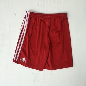 Adidas red shorts
